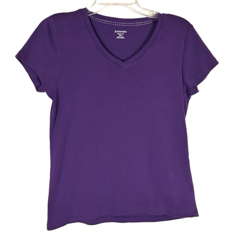 St. John’s Bay Purple Cotton Top